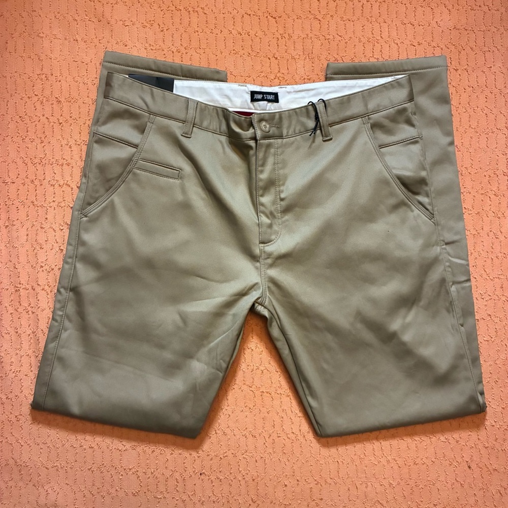 Men's Heavyweight Fleece-Lined
Stretch Chino Work
Pants (31" Inseam) 36 Waist